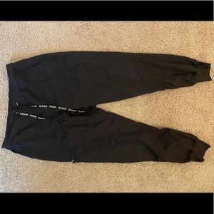 Black large med couture jogger scrubs
